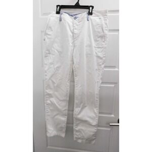 Dimattia Men's White Chino Pants Stretch‎ Size 48 W33 L27.5